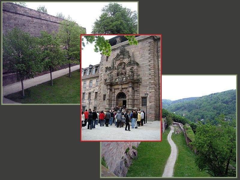 Außenanlagen der Burg Außenanlagen der Burg